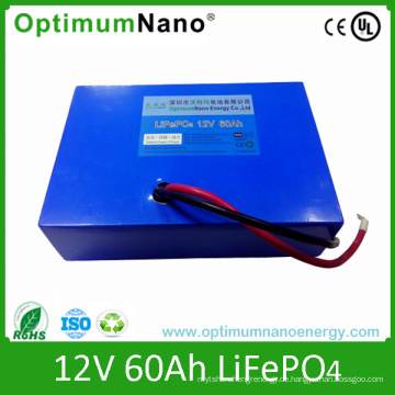 12V 60ah LiFePO4 Batterie für Sonnensystem